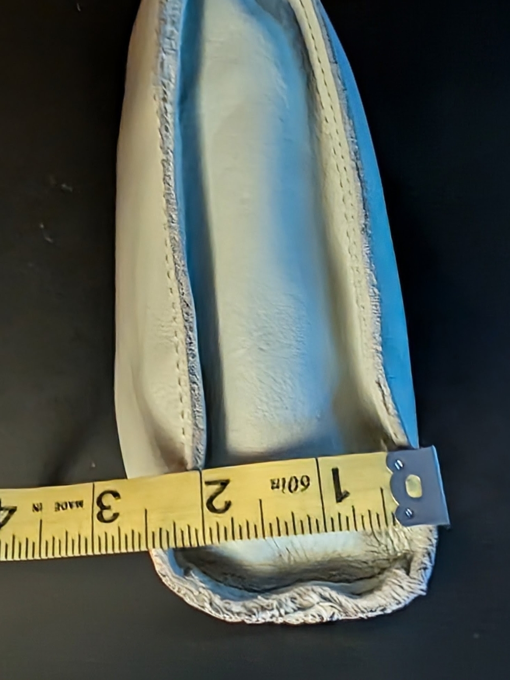 Lucky Brand Dina Leather Crossbody Bag in "Sea Foam" Light Pastel Blue-Green - Picture 12 of 12